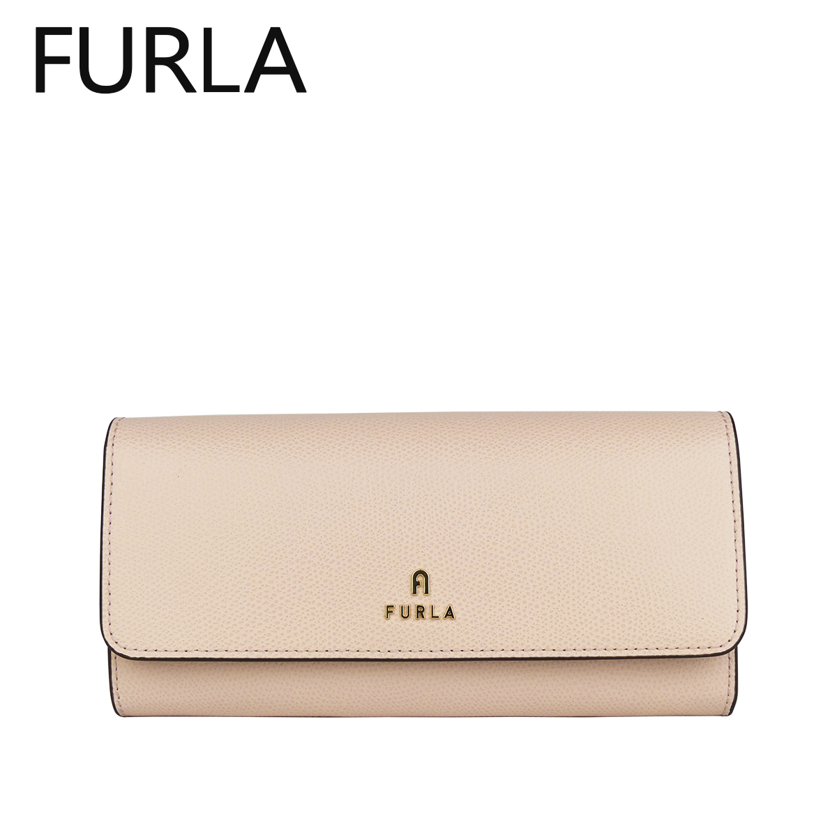 Amazon | [フルラ] 長財布 カメリア ブルー ベージュ レディース