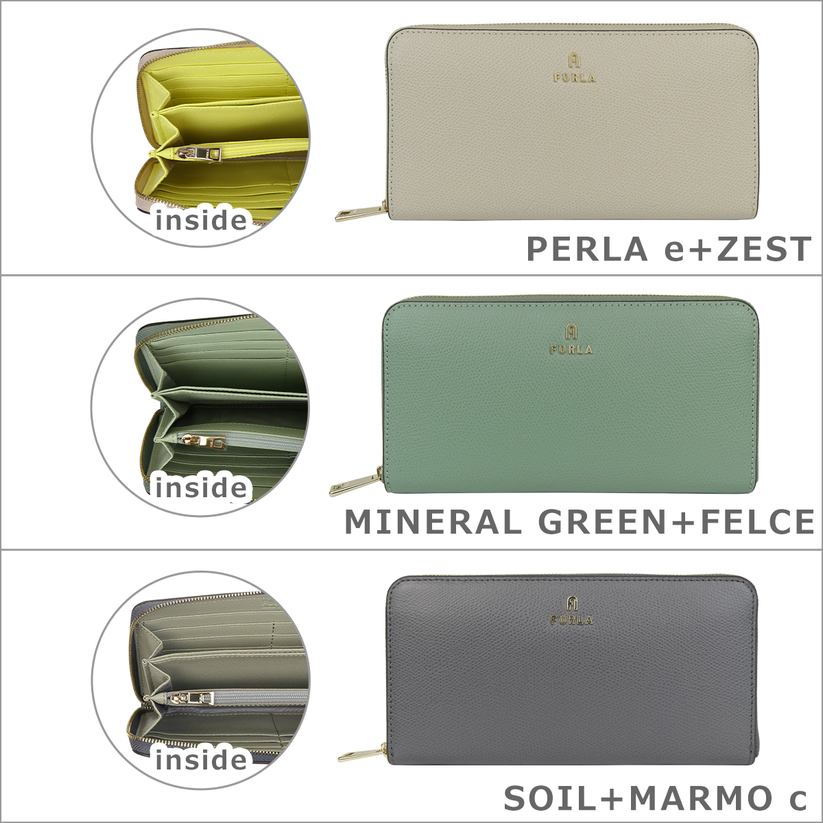 FURLA（フルラ） 【並行輸入品】フルラ カメリア XL ジップアラウンド