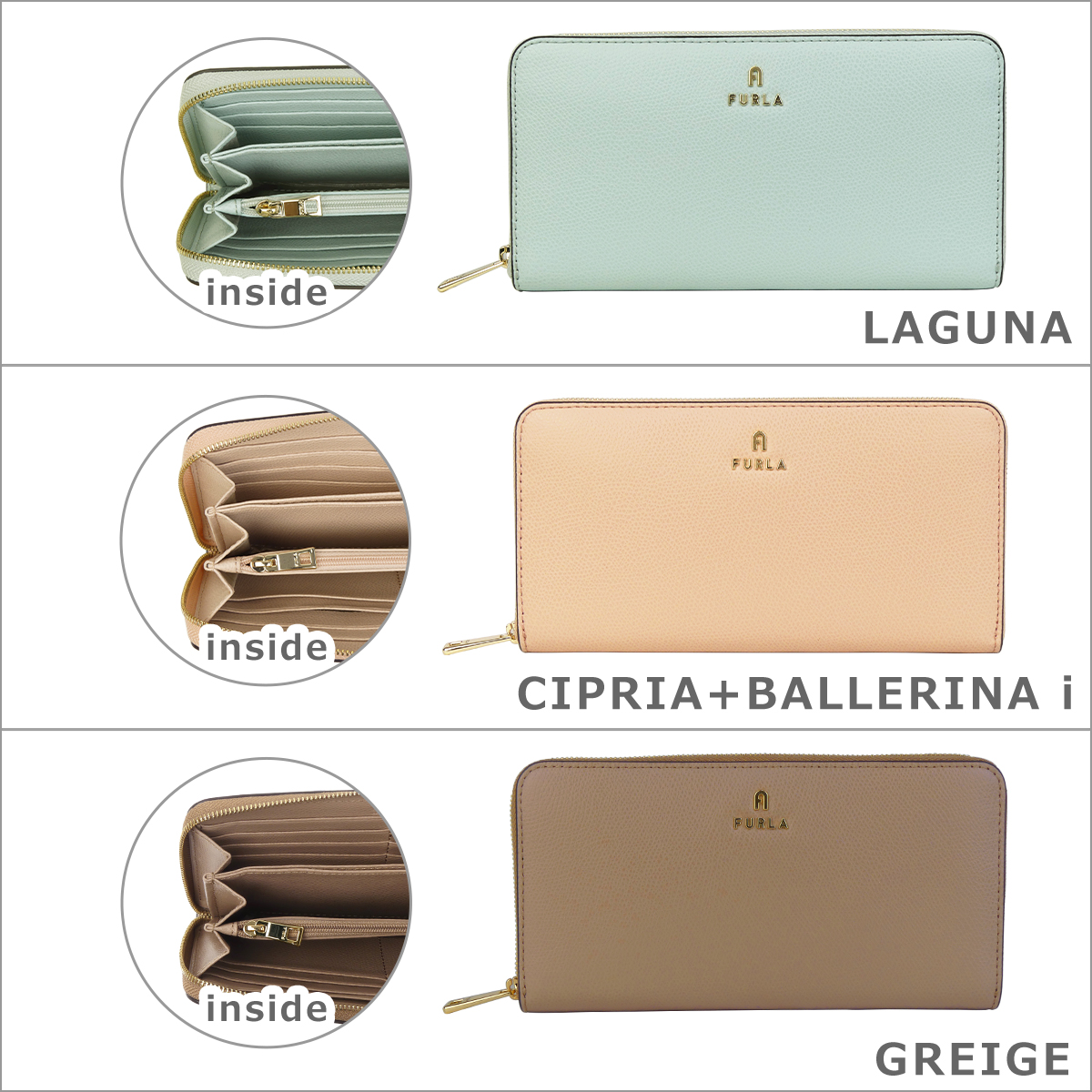 【並行輸入品】フルラ カメリア XL ジップアラウンドウォレット長財布 小銭入れ付 WP00322 ARE XL ZIP AROUND FURLA CAMELIA 爆買の画像