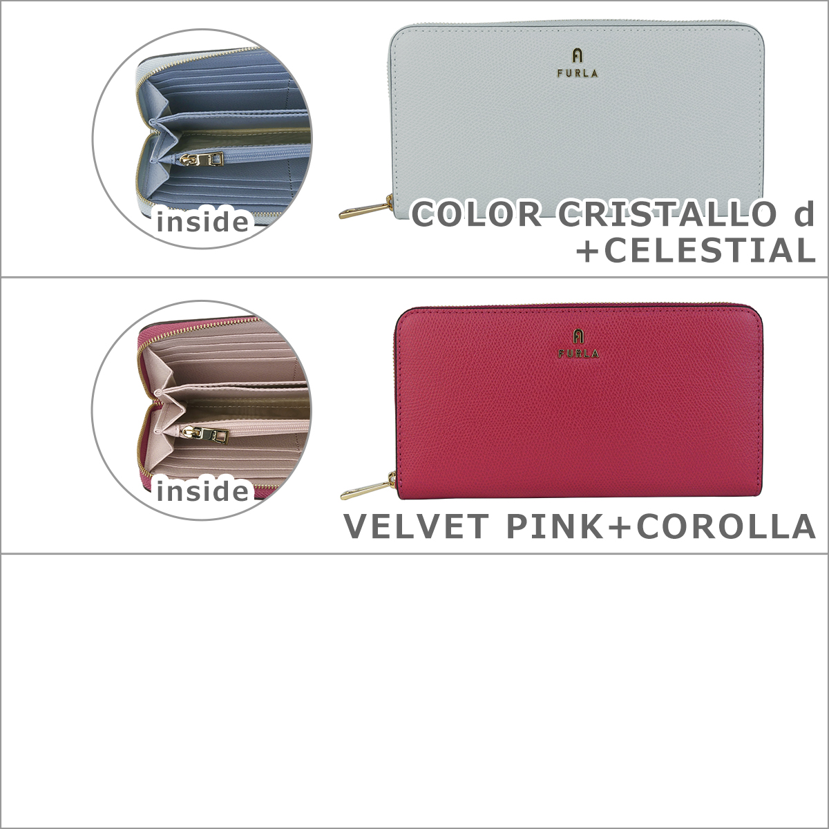 FURLA（フルラ） 【並行輸入品】フルラ カメリア XL ジップアラウンド