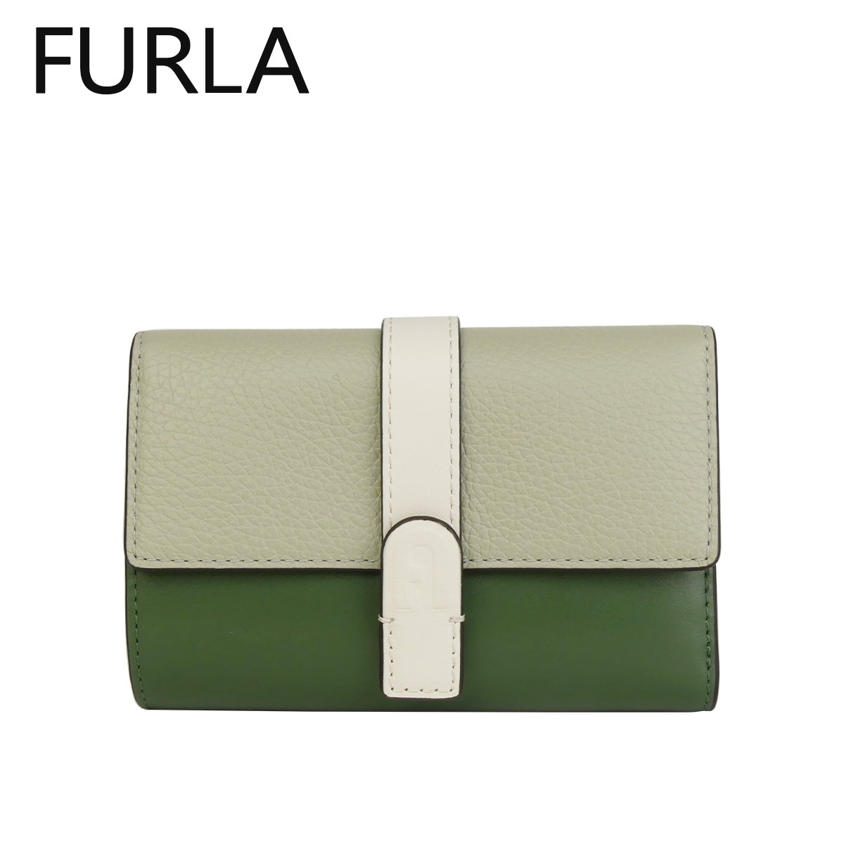 【関税込】FURLA Grazia コンパクト財布 M コンパクト財布 M PANNA+SENAPE+CIRRO Furla Grazia | Furla JP