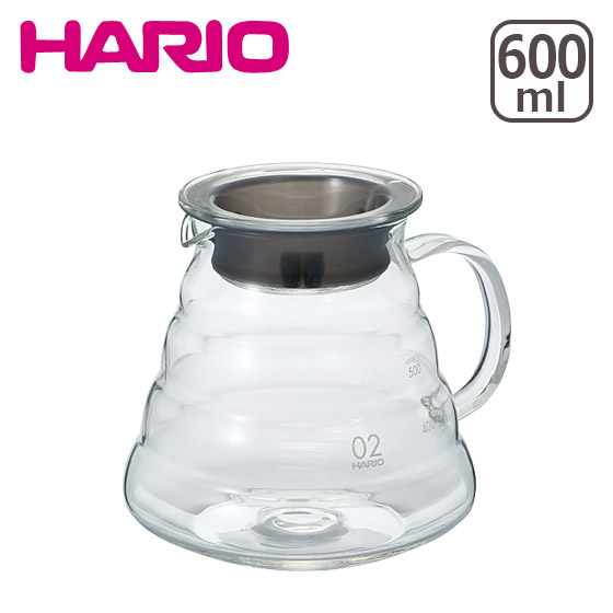 HARIO（ハリオ）V60 レンジサーバー600 クリア（2-5杯用） XGS-60TB