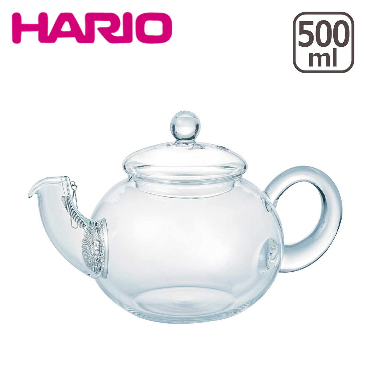 HARIO（ハリオ）ジャンピングティーポット 500ml 2人用 JP-2-SV｜daily-3