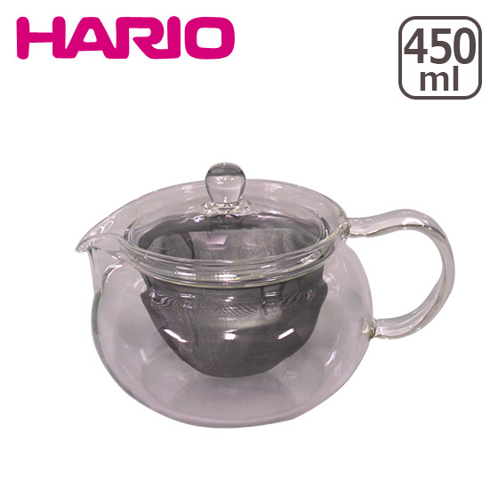 HARIO（ハリオ）茶々急須 丸 450ml CHJMN-45T ガラス製急須 ティーポット