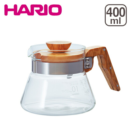 HARIO（ハリオ）コーヒーサーバー 400 VCWN-40-OV オリーブウッド 400ml