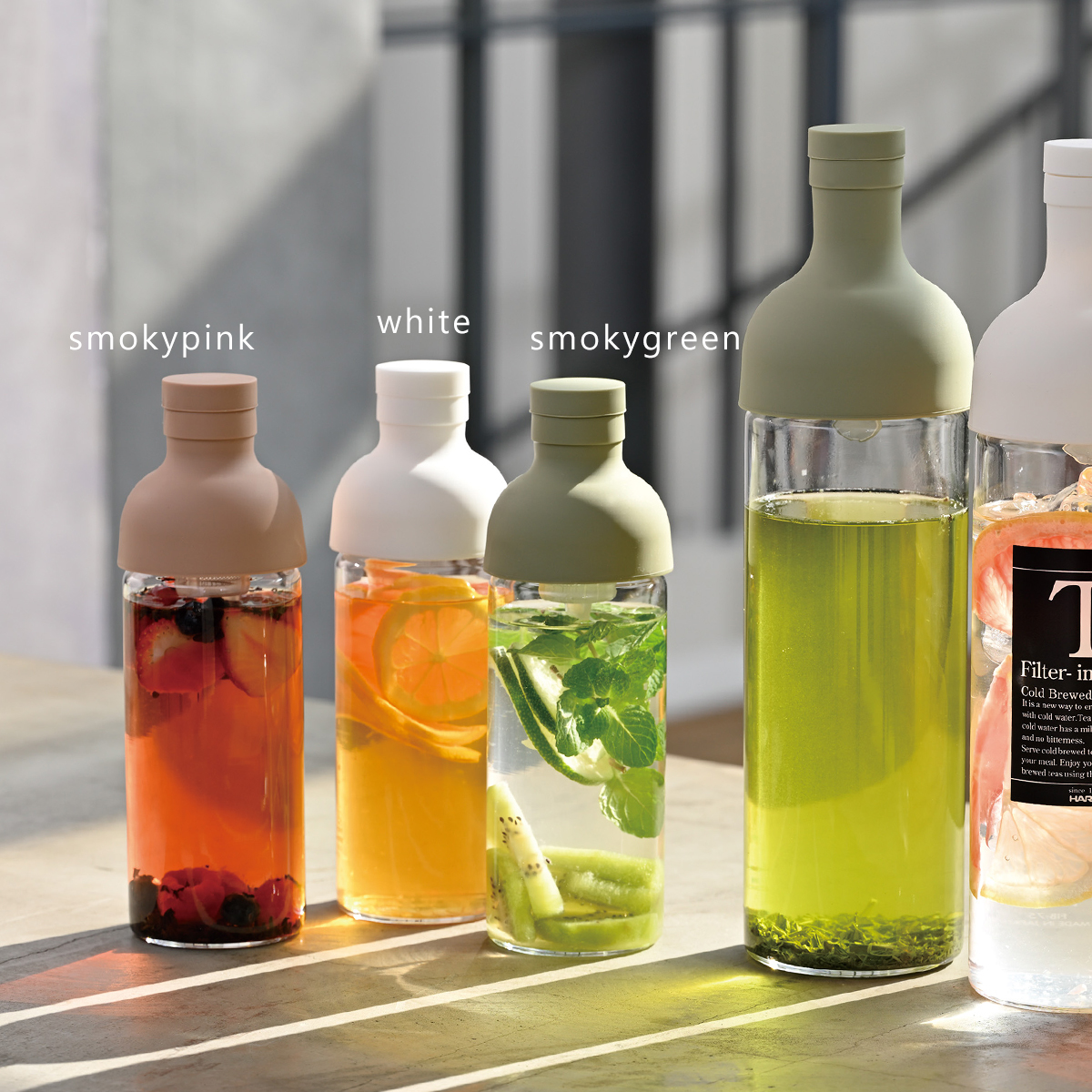 HARIO（ハリオ） フィルターインボトル 300ml 水出し茶ボトル : daily