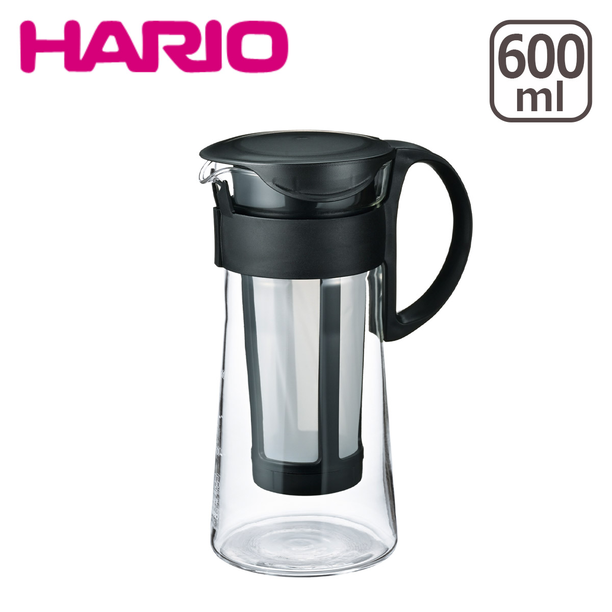 HARIO（ハリオ）水出し珈琲ポットミニ 600ml ブラック MCPN-7-B : har1111 : daily-3.com - 通販 -  Yahoo!ショッピング