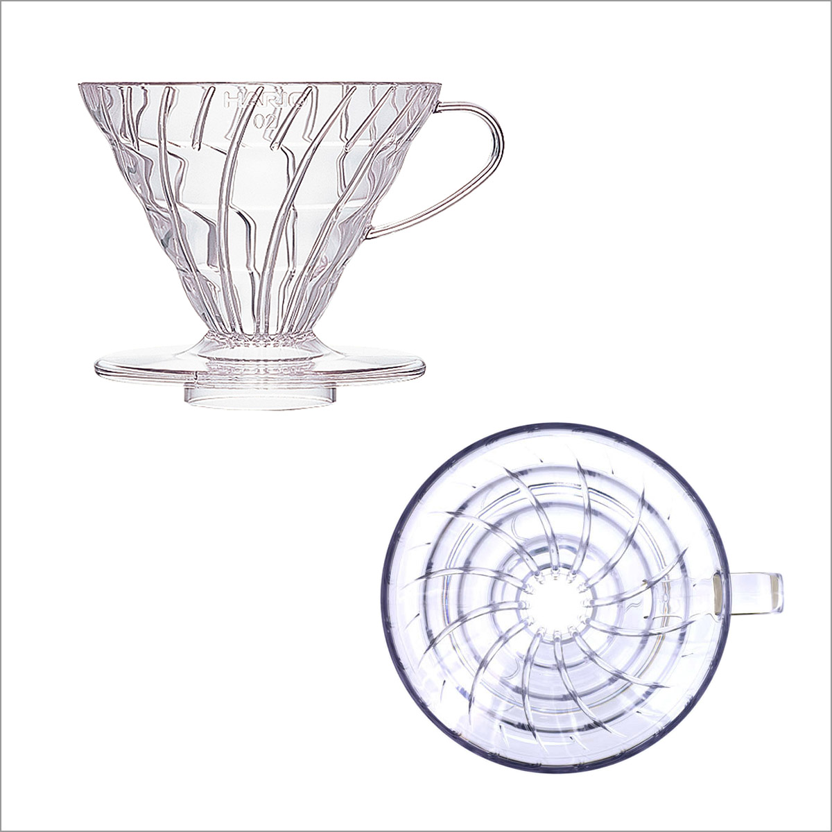 HARIO（ハリオ） V60 透過ドリッパー 01 クリア VDR-01-T 1-2杯用