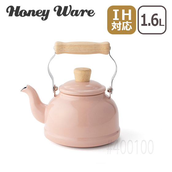 Honey Ware（ハニーウェア）コットンシリーズ 1.6L ケトル 富士ホーロー IH対応 直火（ガス火）対応 | Moomin in the Forest Series | 01
