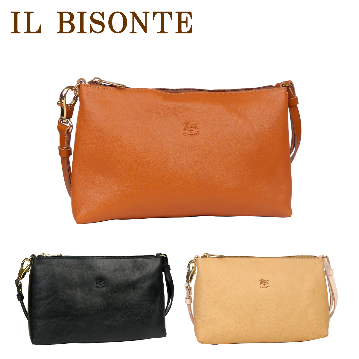 イルビゾンテ ショルダーバッグ IL BISONTE BSH092 PVX001 :ilbbsh092:daily 3.com