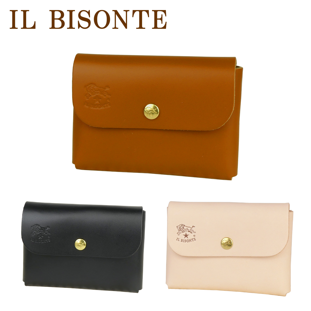 ago様購入希望済み IL BISONTEカードケース IL BISONTE（イルビゾンテ） 【並行輸入品】イルビゾンテ カードケース