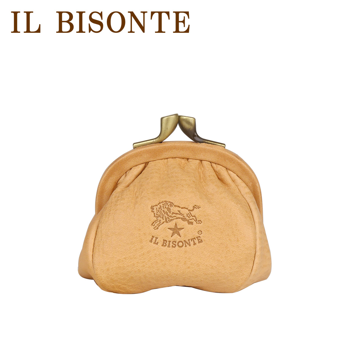 イルビゾンテ がま口コインケース IL BISONTE 小銭入れ SCP016 PV0005