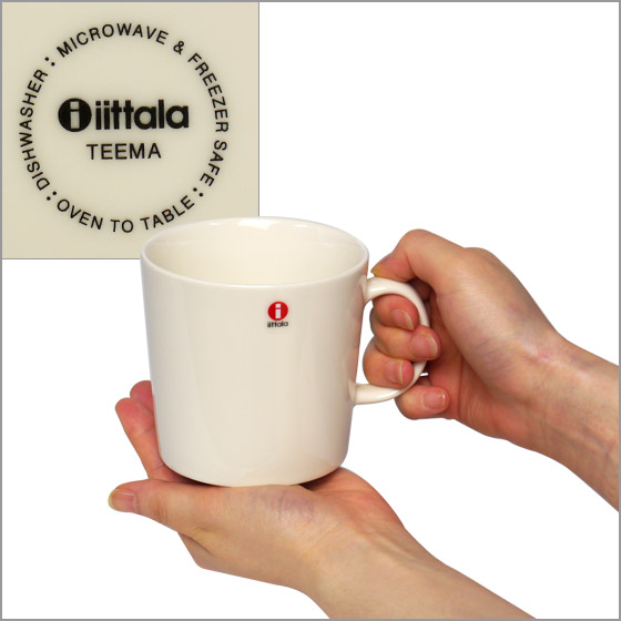 ティーマ 【並行輸入品】イッタラ マグカップ ホワイト 400ml iittala