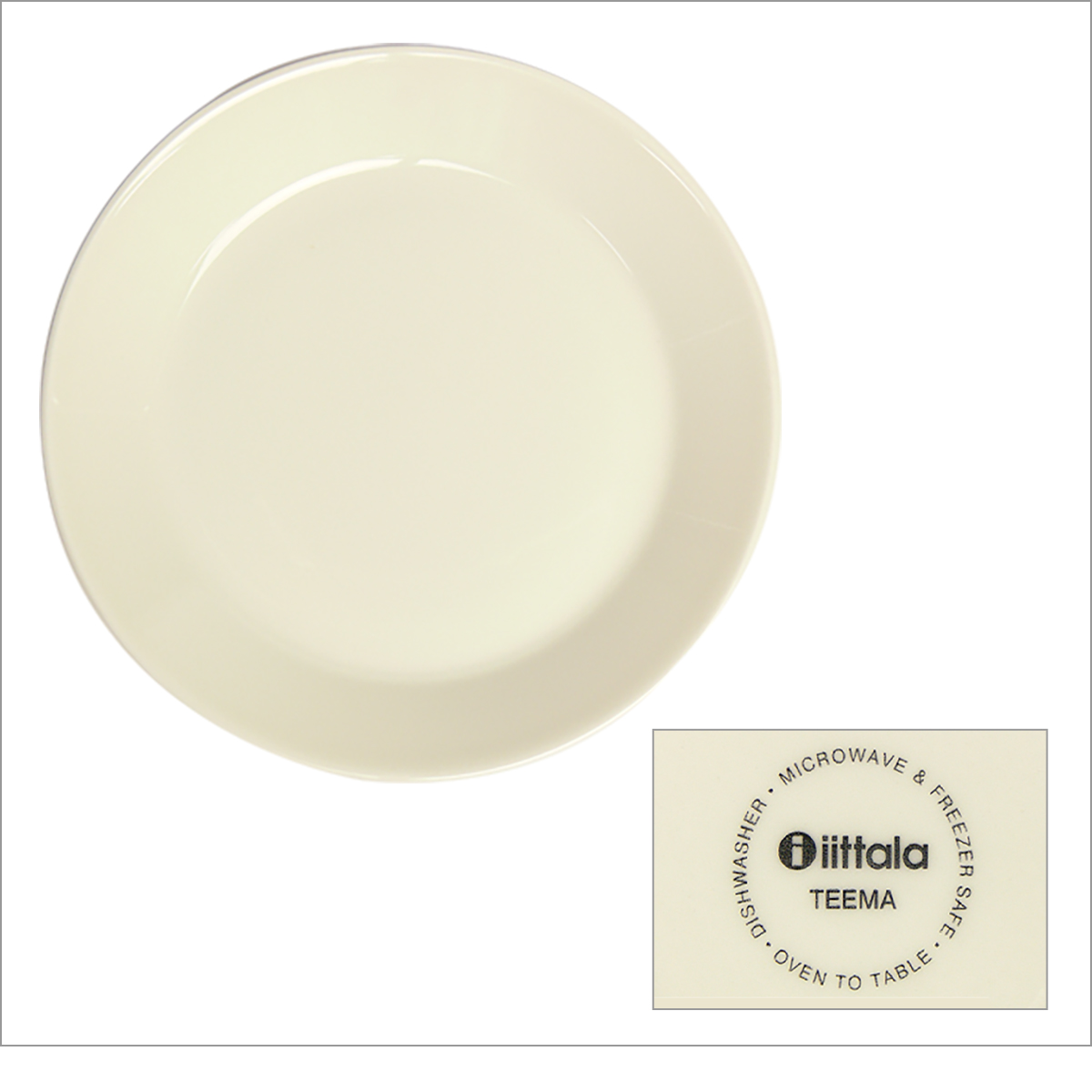 ティーマ 【並行輸入品】イッタラ 15cm プレート ホワイト iittala