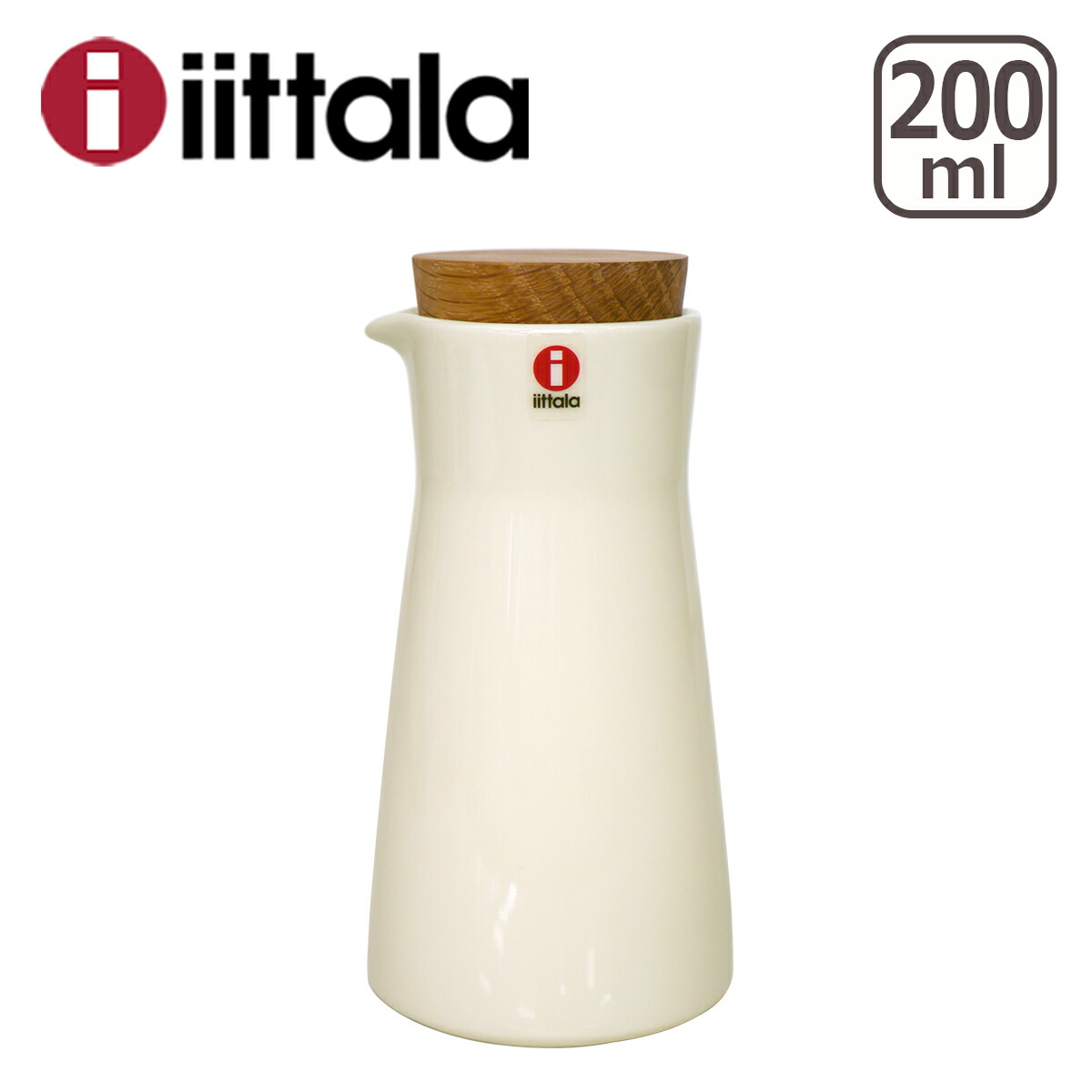 イッタラ ティーマ ミルクピッチャー 200ml 蓋付き ホワイト iittala 食器 皿