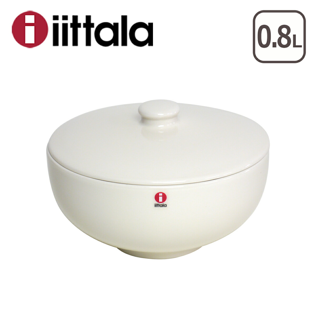 イッタラ ティーマ ティーミ スープ ボウル 0.8L 蓋付き ホワイト iittala 食器 深皿｜daily-3