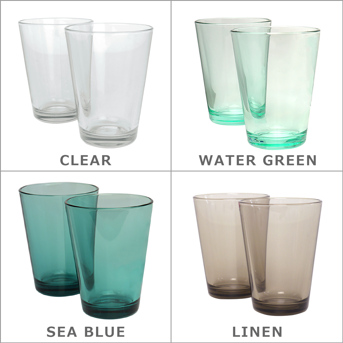 カルティオ 【並行輸入品】イッタラ グラス 400ml ペアタンブラー 2個