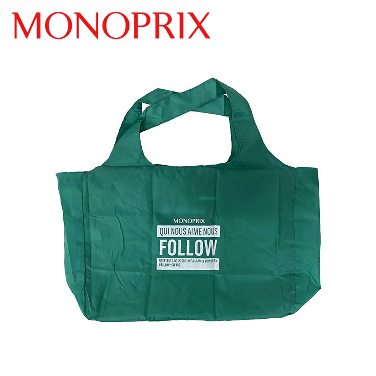 モノプリ エコバッグ MONOPRIX 折りたたみ 買い物バッグ トートバッグ