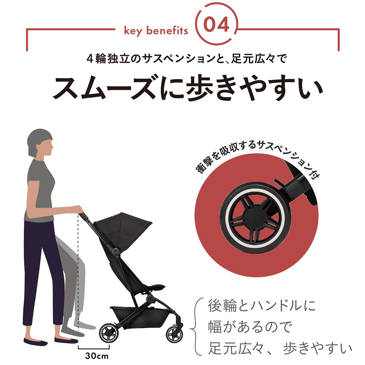 コンパクトベビーカー ジュールズ エアプラス Joolz AER+  折りたたみ リクライニング UPF50+ サンキャノピー 正規販売店 日本語説明書付【保証期間：2年】の画像