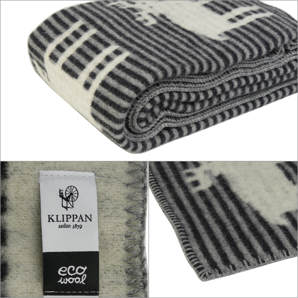クリッパン　ウールブランケット ムース 130×180size 新品未使用 KLIPPAN（クリッパン） 【並行輸入品】KLIPPAN ウールブランケット