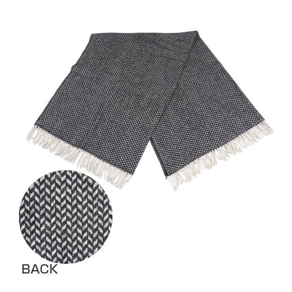 KLIPPAN ウールブランケット 130x200 Polkaグレー