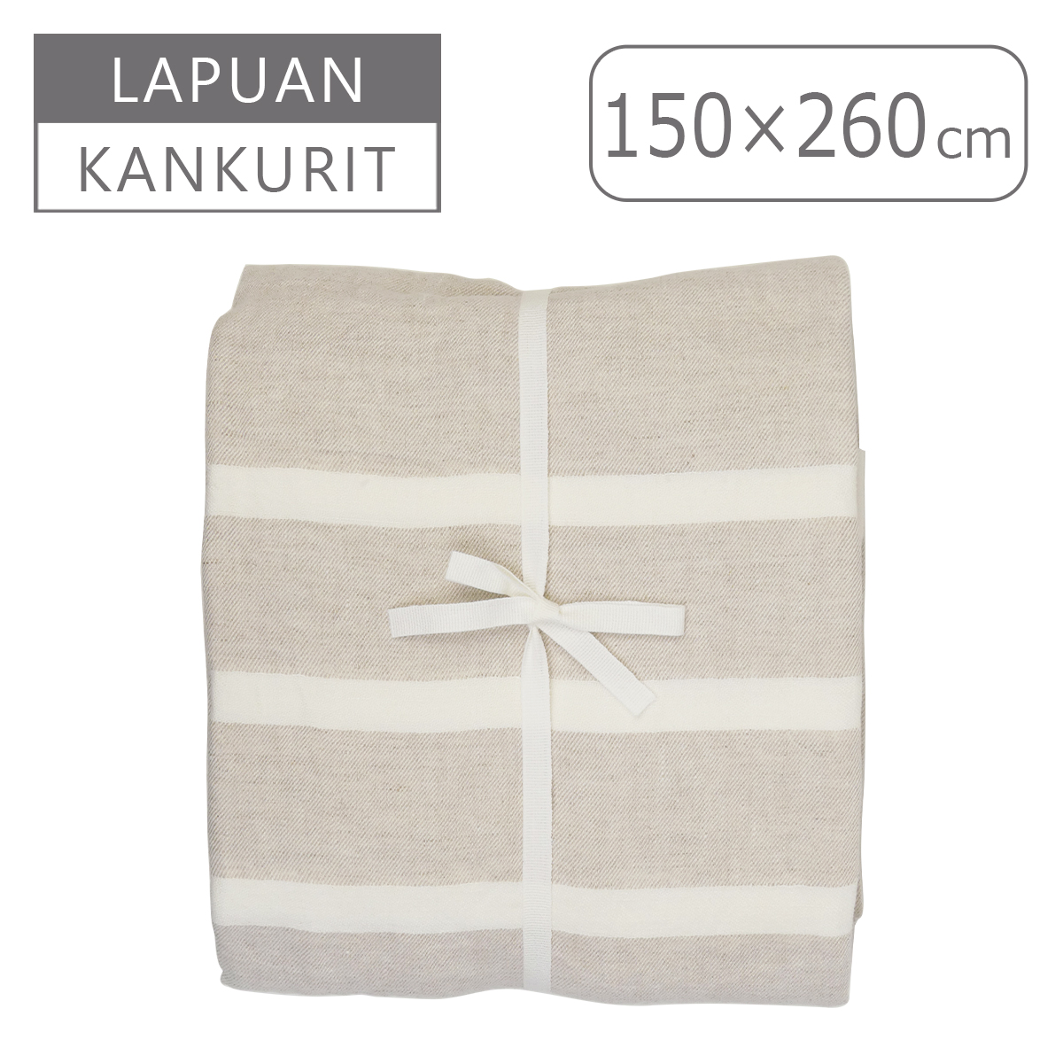ラプアンカンクリ USVA ブランケット テーブルクロス 150x260 シーツ ウォッシュドリネン ウスヴァ Lapuan Kankurit | LAPUAN KANKURIT | 02