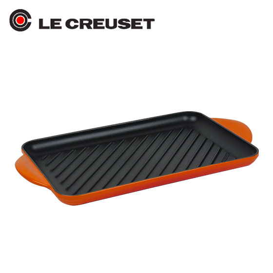 ル・クルーゼ レクタンギュラーグリル Le Creuset : lec820 : daily-3 