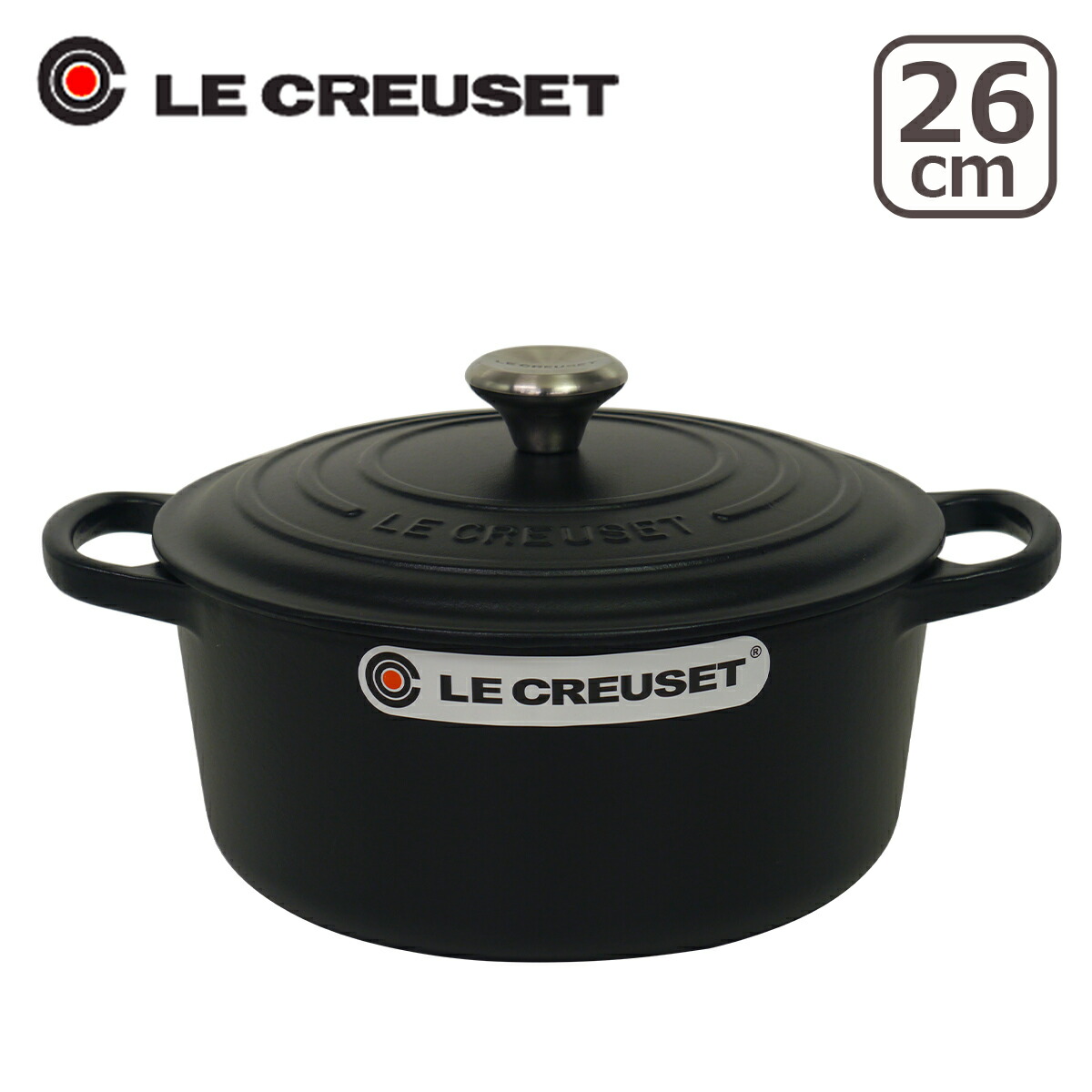 ル・クルーゼ 両手鍋 SIGNATURE ココットロンド 26cm つまみシルバー Le Creuset : 99-lec905 :  daily-3.com - 通販 - Yahoo!ショッピング