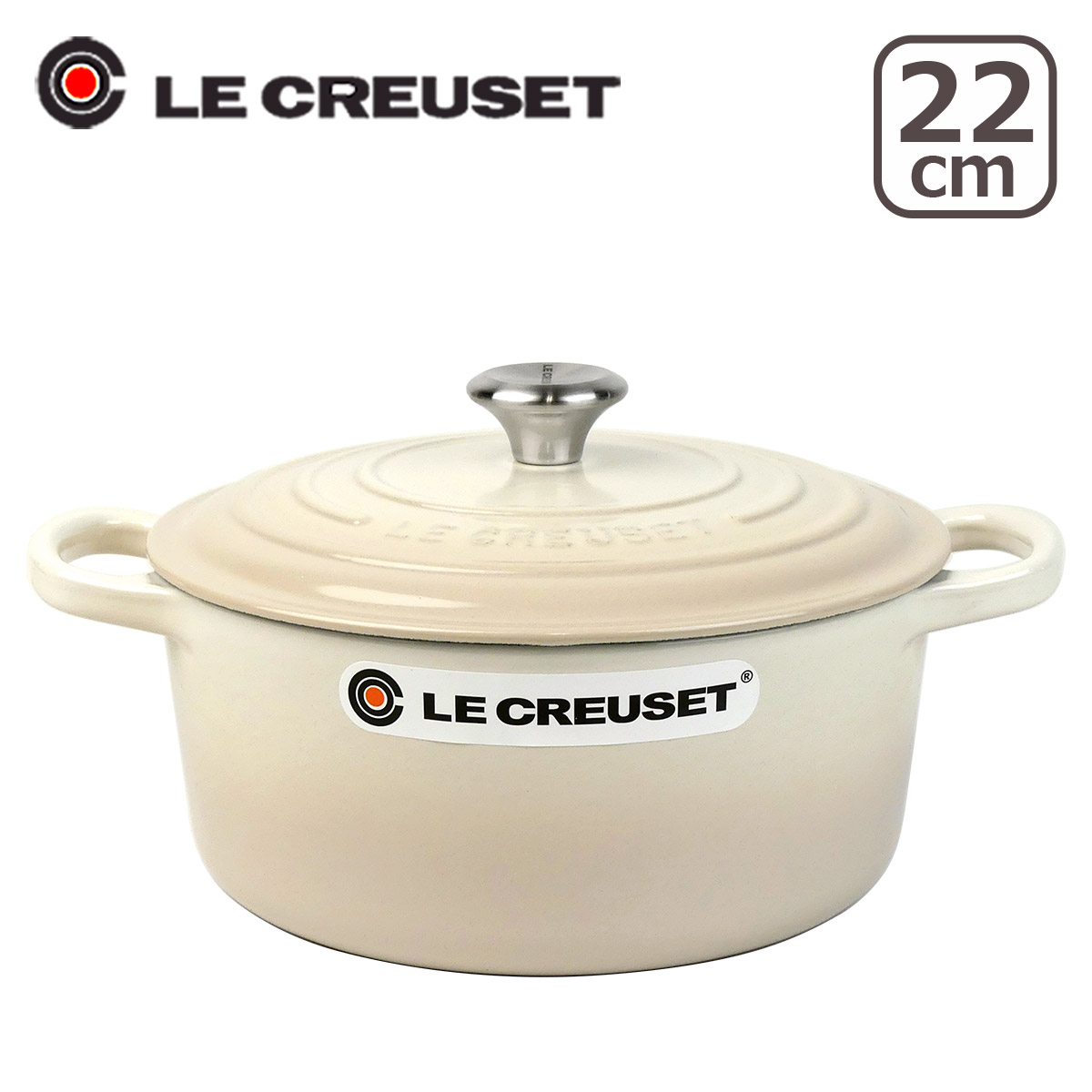 ル・クルーゼ 両手鍋 SIGNATURE ココットロンド 22cm つまみシルバー Le Creuset｜daily-3｜06