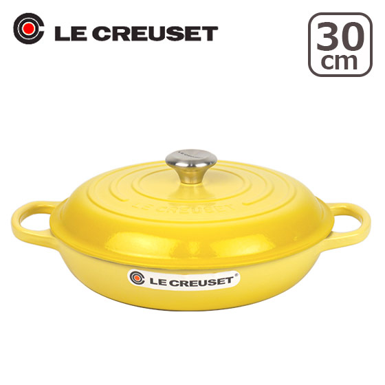 ル・クルーゼ SIGNATURE ビュッフェキャセロール 30cm （つまみシルバー） Le Creuset｜daily-3｜08