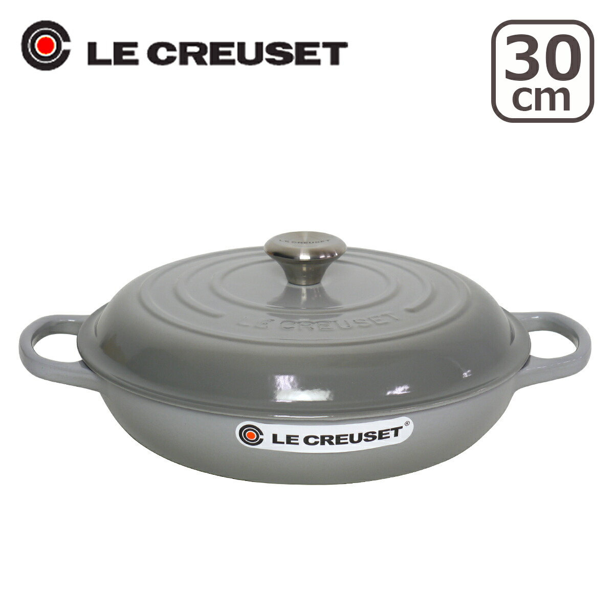 ル・クルーゼ SIGNATURE ビュッフェキャセロール 30cm （つまみシルバー） Le Creuset｜daily-3｜07