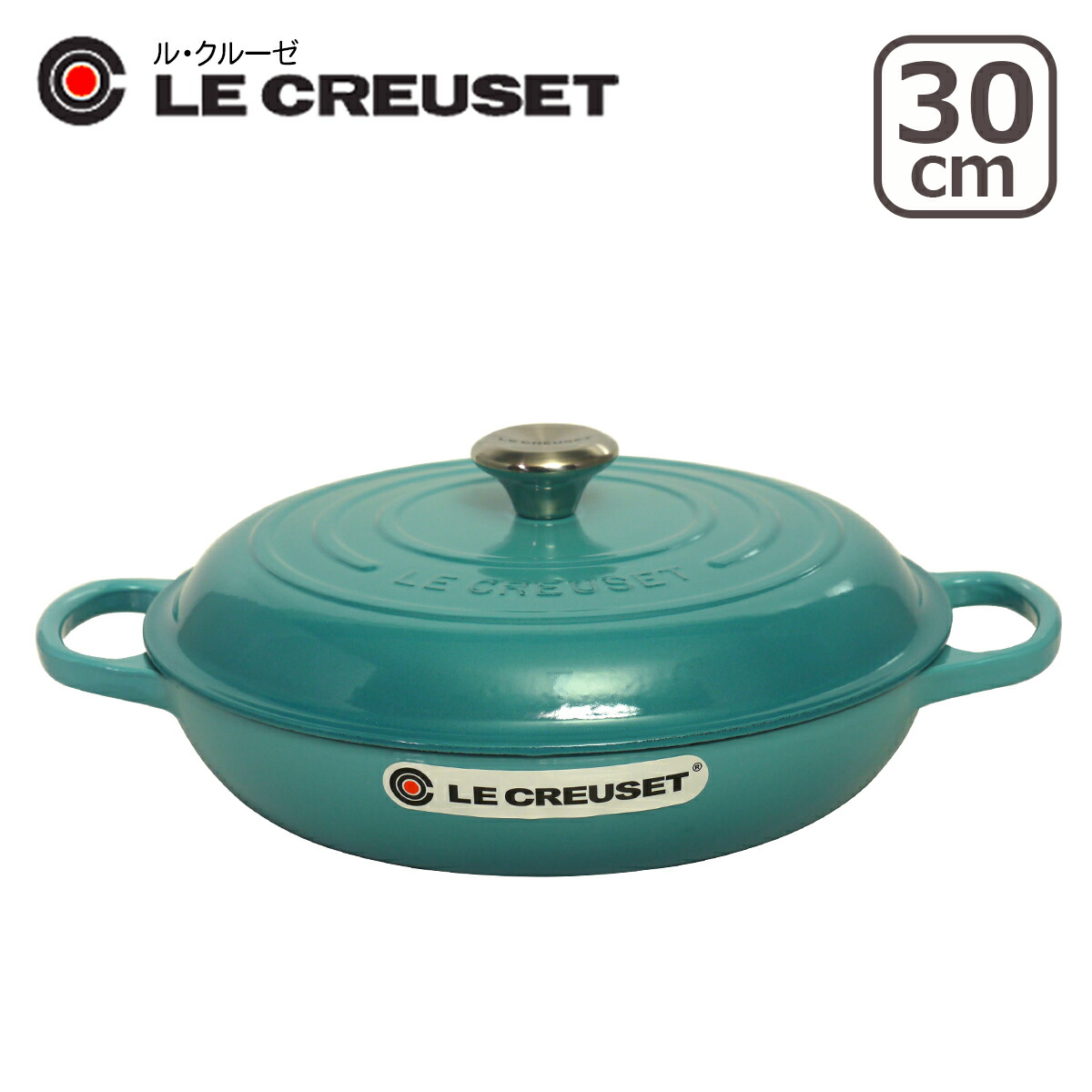 ル・クルーゼ SIGNATURE ビュッフェキャセロール 30cm （つまみシルバー） Le Creuset｜daily-3｜05