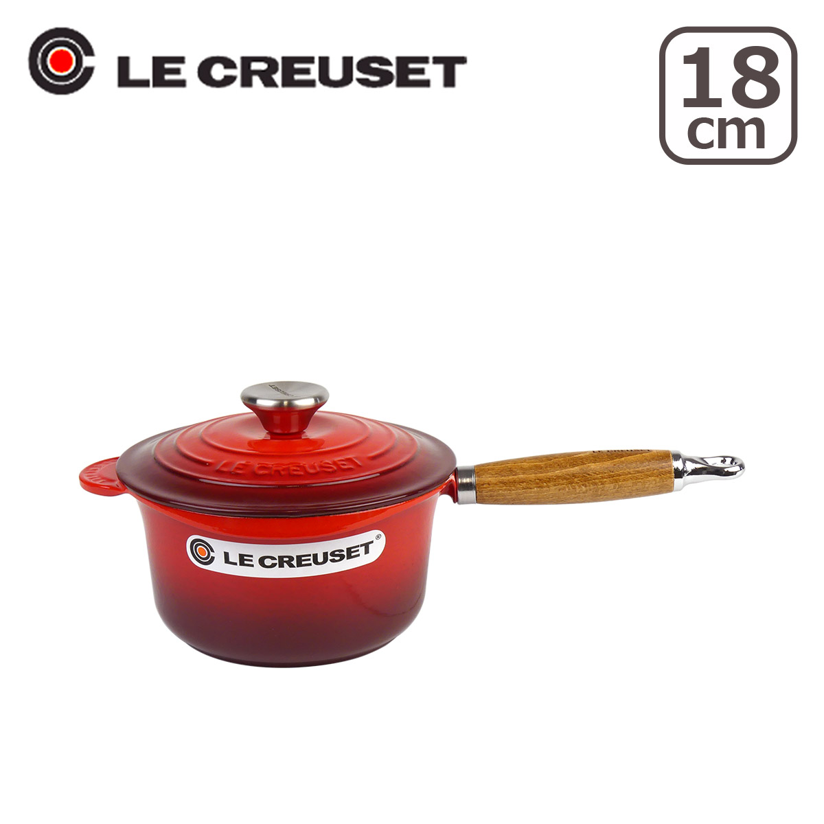 ル・クルーゼ ソースパン 18cm シグニチャー SIGNATURE ウッドハンドル Le Creuset : lec930 :  daily-3.com - 通販 - Yahoo!ショッピング