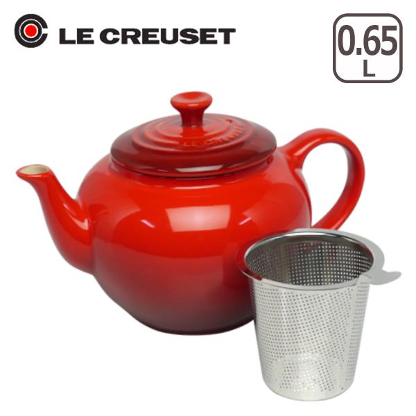 Le Creuset ル・クルーゼ ルクルーゼ ティーポット レッド(茶漉 Le Creuset ル・クルーゼ ルクルーゼ ティーポット レッド(茶漉