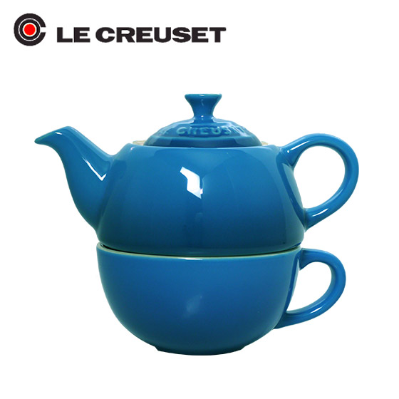 ル・クルーゼ ティーポット＆カップ セット（ティーフォーワン） Le Creuset