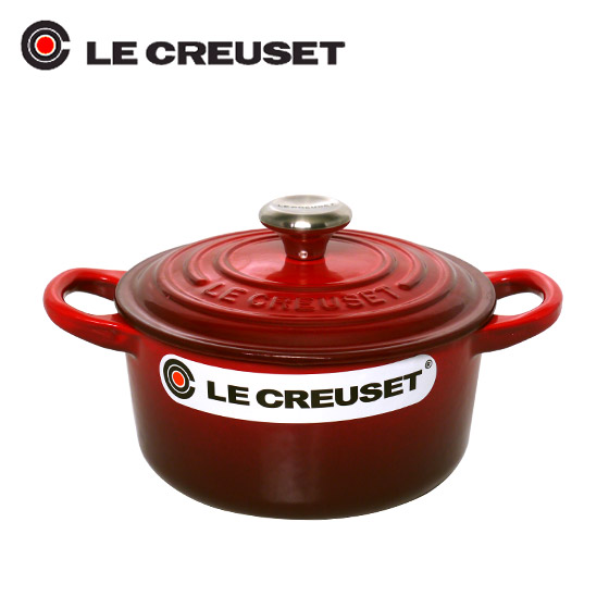 ル・クルーゼ 両手鍋 SIGNATURE ココットロンド 14cm （つまみシルバー）RED（レッド） Le Creuset｜daily-3｜02