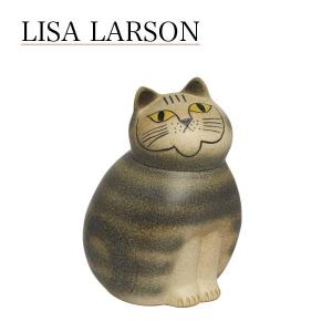 リサ・ラーソン 猫 置物 キャットミア ミディアム（中）グレー 北欧インテリア 雑貨 オブジェ Mia Cat（Cats Mia）Midi 1150202 Lisa Larson リサラーソン