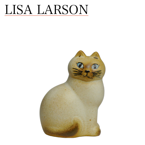 Lisa Larson リサ・ラーソン キャットマンズ ミニ 猫 置物（小