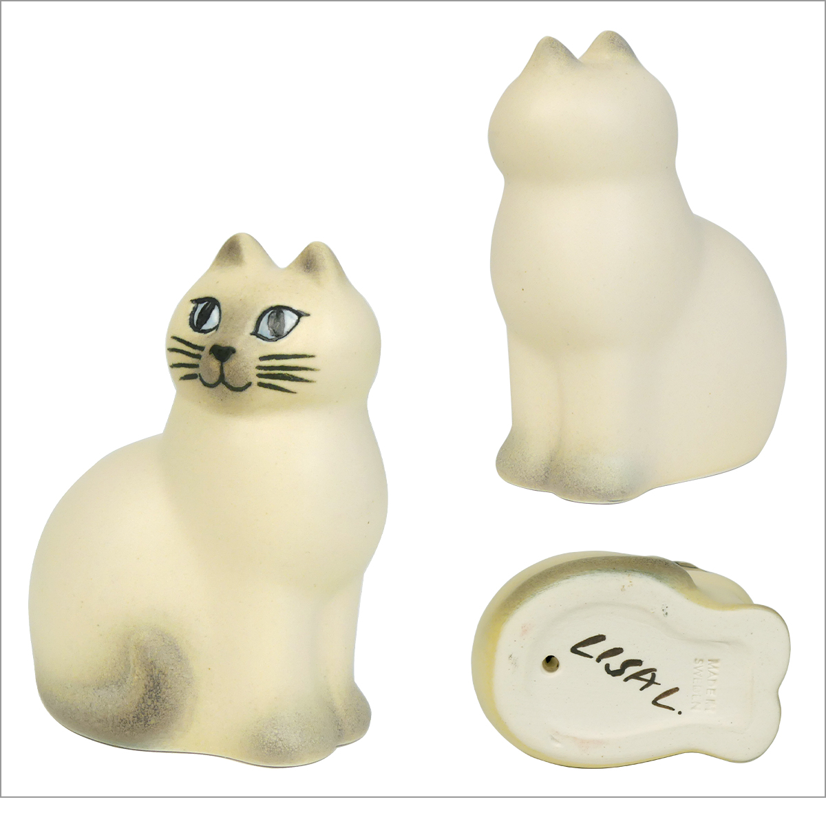 最終お値下げ　リサラーソン キャットマンズ ミニ 猫 置物(小) Lisa Larson リサ・ラーソン キャットマンズ ミニ 猫 置物（小