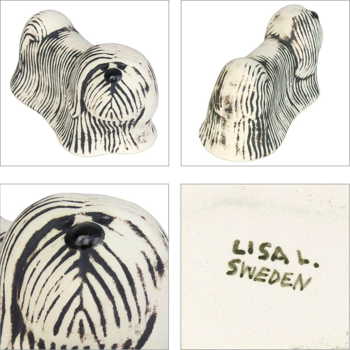 Lisa Larson（リサラーソン） 【並行輸入品】リサラーソン 置物 犬