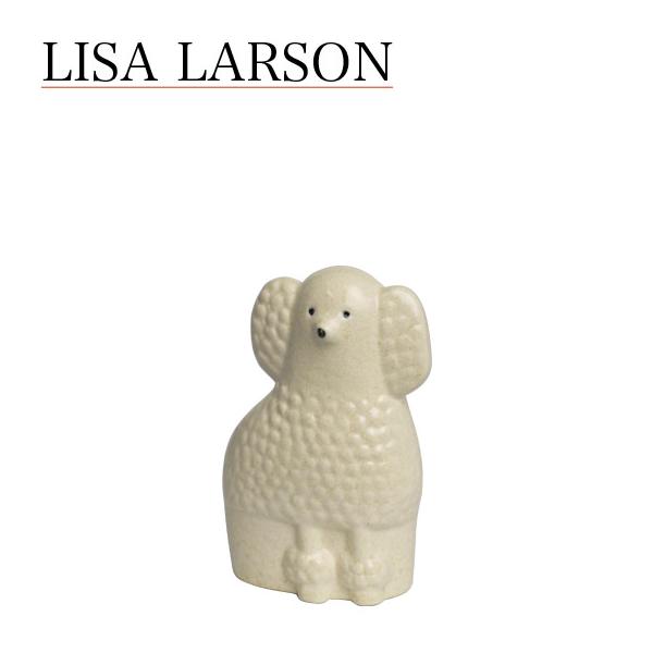 リサ・ラーソン 置物 犬 ミニケンネル プードル ホワイト 干支 北欧インテリア 雑貨 オブジェ Mini Kennel Poodle 1310400 Lisa Larson リサラーソン