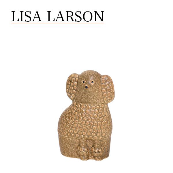リサ・ラーソン 置物 犬 プードル ミニケンネル ブラウン 北欧インテリア 雑貨 オブジェ 干支1310403 Lisa Larson リサラーソン