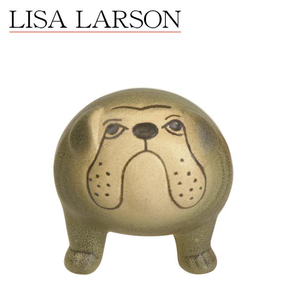 リサ・ラーソン ケンネル ブルドッグ（中）グレー 犬 置物 北欧インテリア 雑貨 オブジェ Kennel Bulldog 1140702 Lisa Larson リサラーソン
