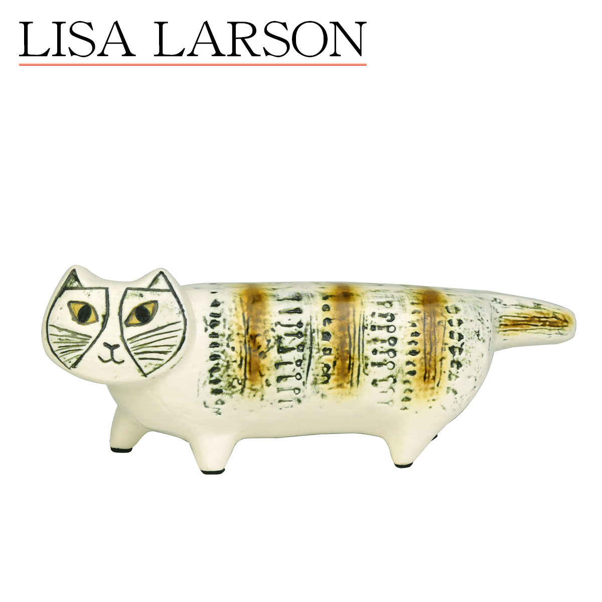 Lisa Larson リサ・ラーソン ライオン ミディ（大）置物 北欧
