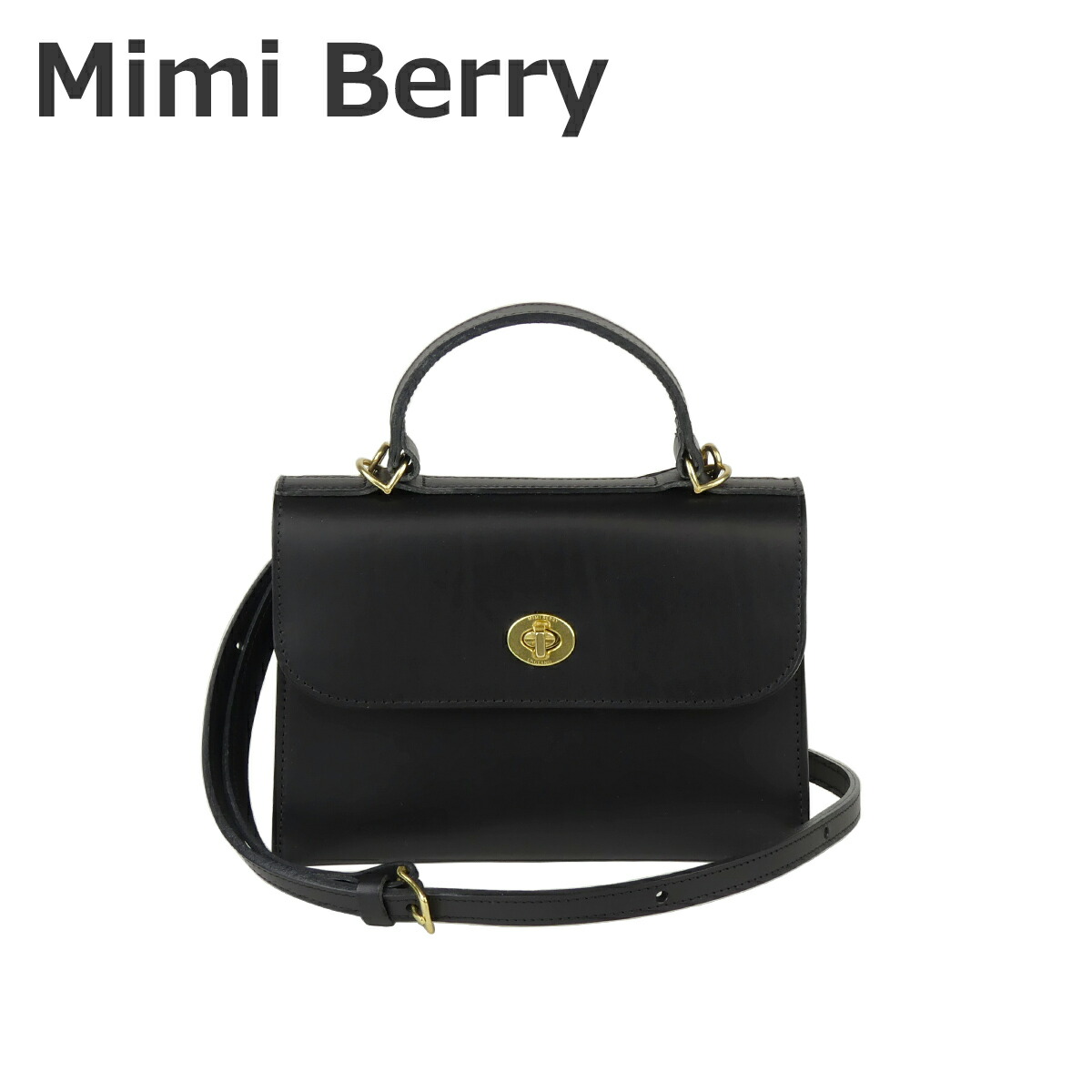 正規通販サイト ミミベリー Mimi Berry ショルダーバッグ Mini Hebe Black B03030 ハンドバッグ