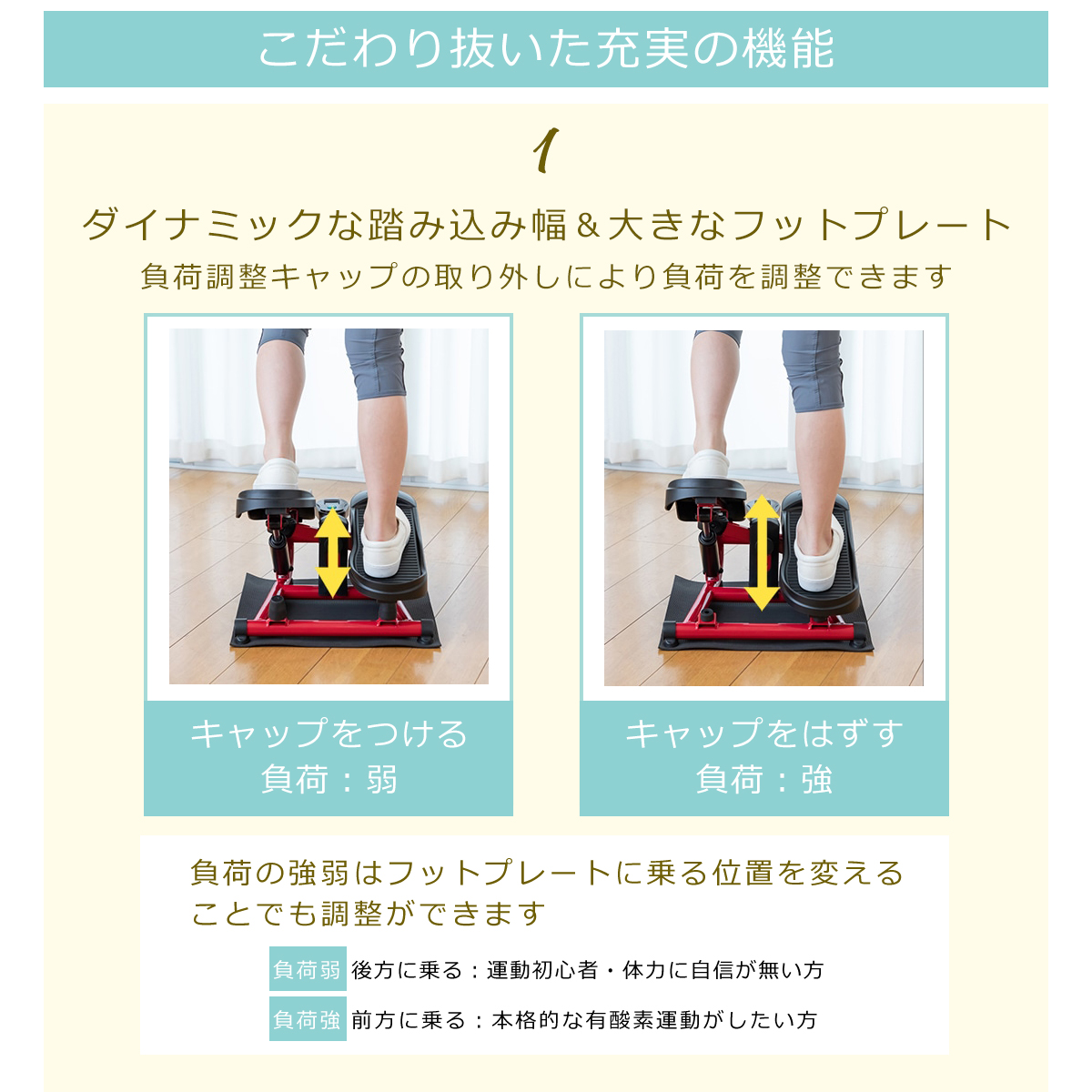 モダンロイヤル エアロライフ ストレッチステッパー DR-3835 カウント