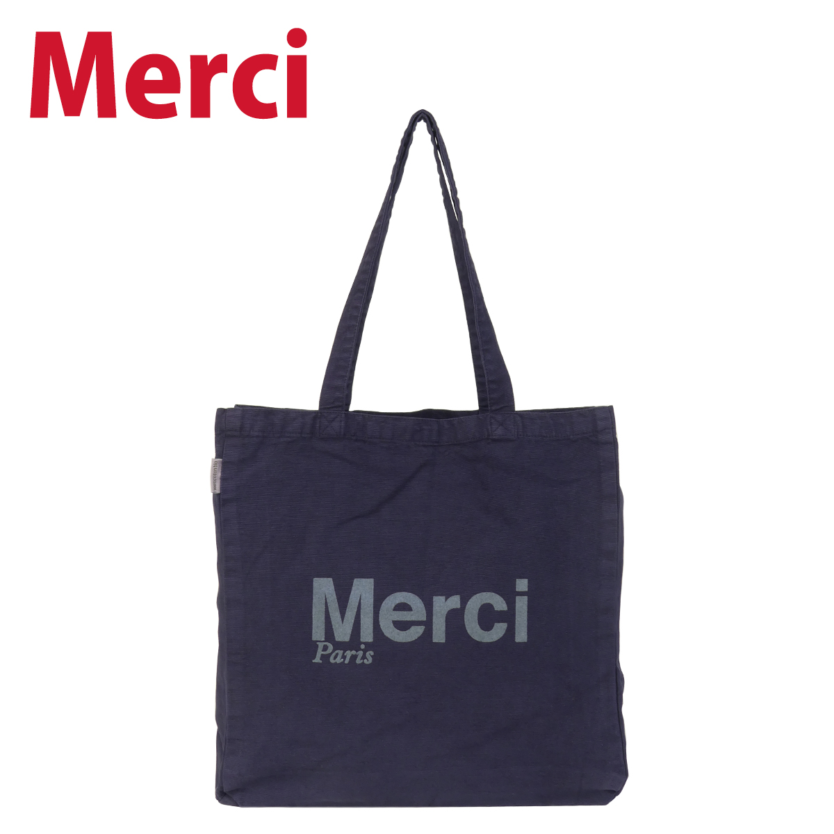 Merci メルシートートバッグ Cotton Tote Bag Grand ロゴ入り エコバッグ コットン100% 大容量 : mer0101 :  daily-3.com - 通販 - Yahoo!ショッピング