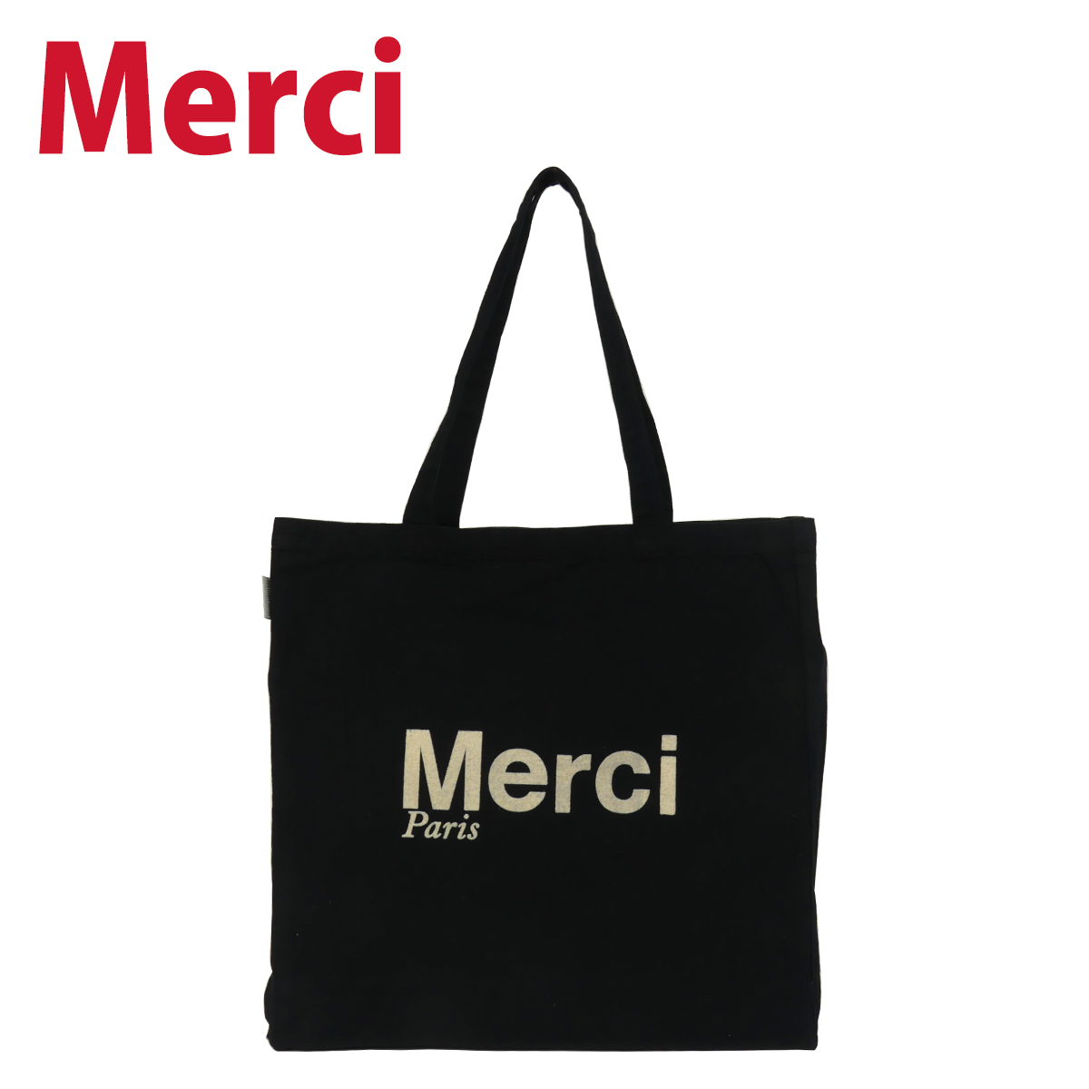 Merci メルシートートバッグ Cotton Tote Bag Grand ロゴ入り エコバッグ コットン100% 大容量 : mer0101 :  daily-3.com - 通販 - Yahoo!ショッピング