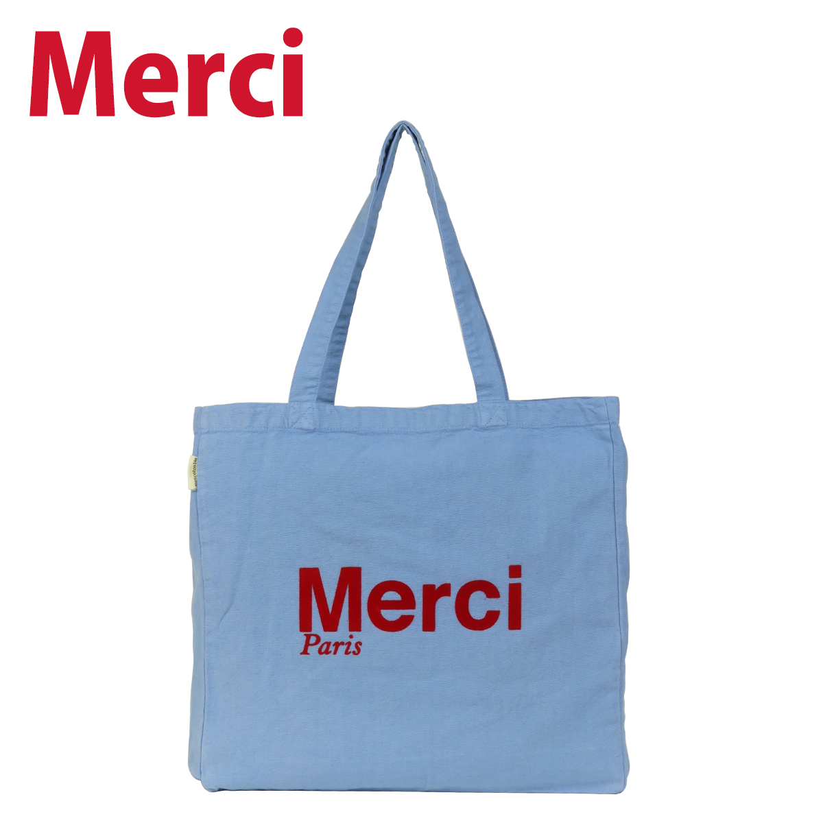 Merci メルシートートバッグ Cotton Tote Bag Grand ロゴ入り エコバッグ コットン100% 大容量 : mer0101 :  daily-3.com - 通販 - Yahoo!ショッピング