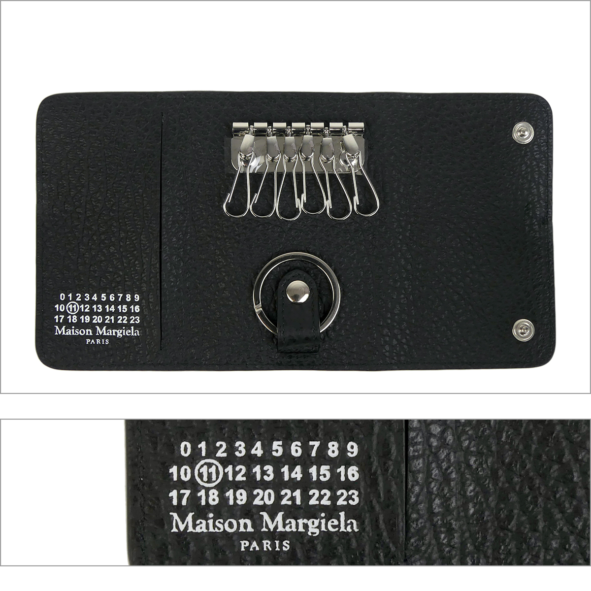 新品 マルジェラ 24aw キーケース 小物 ブラック 黒色 フック有 楽天市場】【9/10まで！ポイント7倍】 メゾンマルジェラ Maison